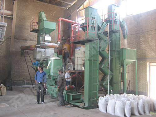 出口伊朗的热法覆膜砂设备 燃料：煤、天然气